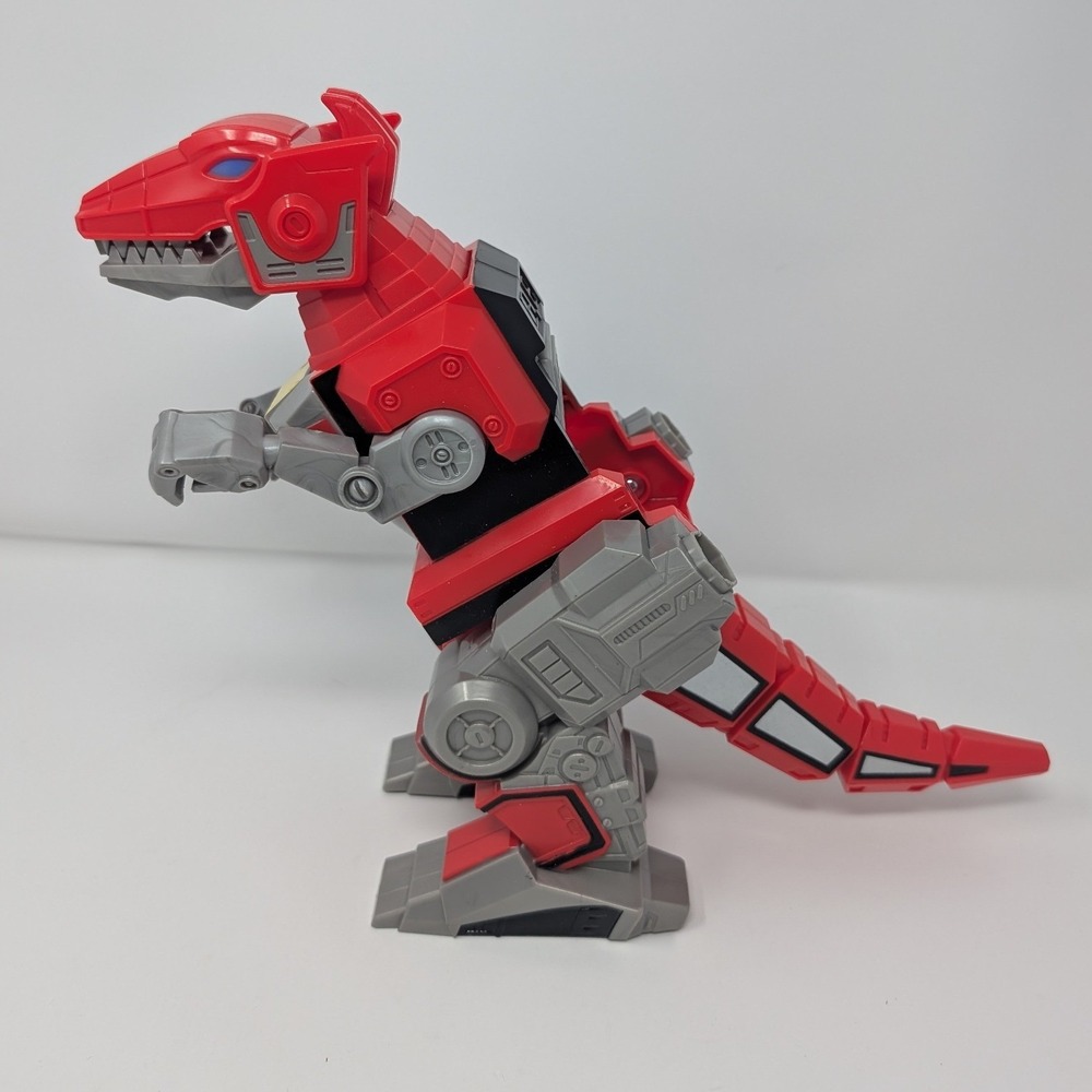 Mattel Power Rangers Dino Charge Red T-Rex Zord Action Figure CJP64 2015 Robot - Picture 3 of 14